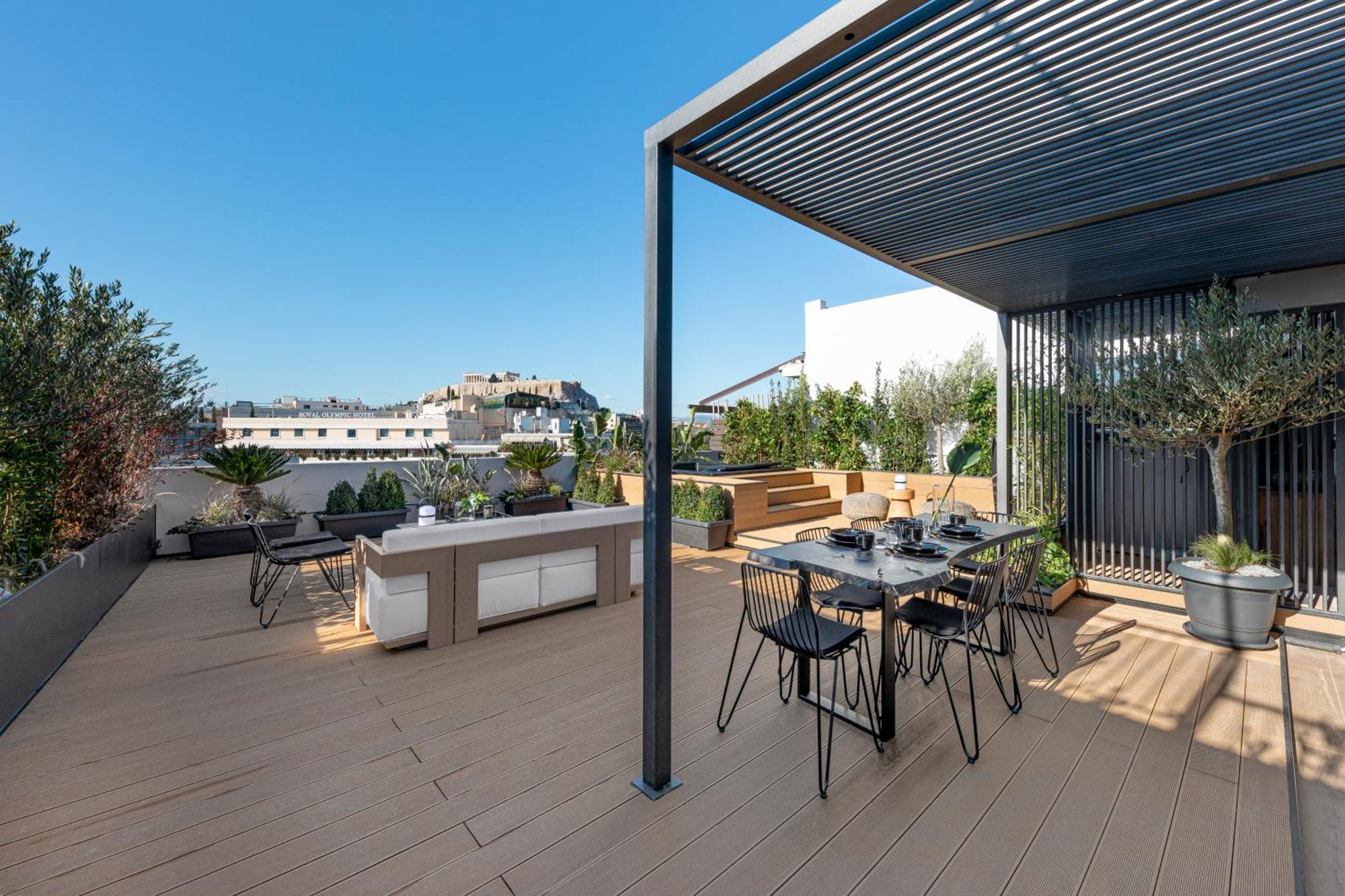 Aparthotel The Newel Acropolis Atene Camera foto